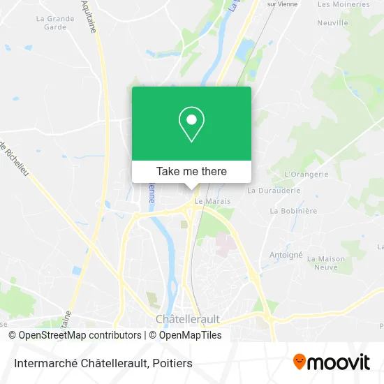 Intermarché Châtellerault map