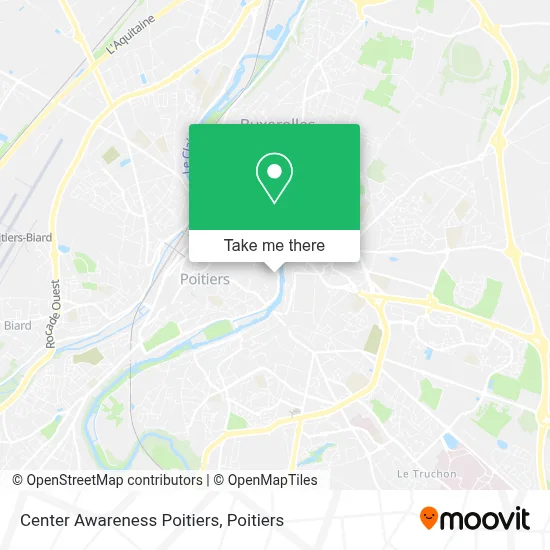 Center Awareness Poitiers map
