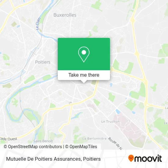 Mutuelle De Poitiers Assurances map