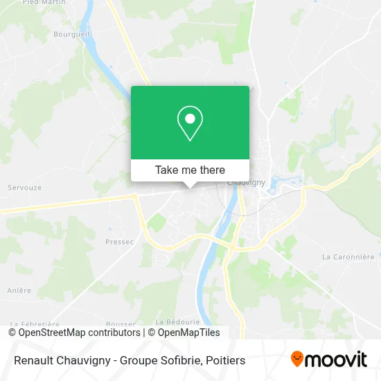 Renault Chauvigny - Groupe Sofibrie map