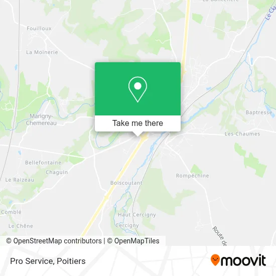 Pro Service map