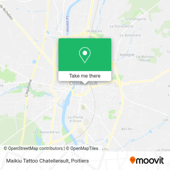 Maikiu Tattoo Chatellerault map