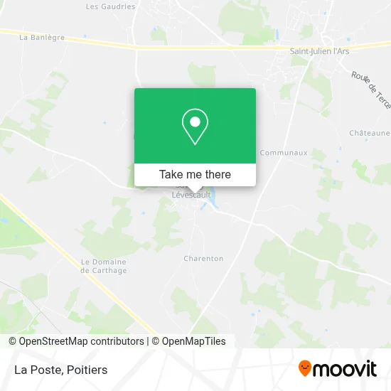La Poste map