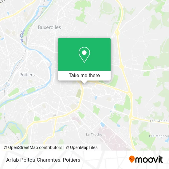 Arfab Poitou-Charentes map