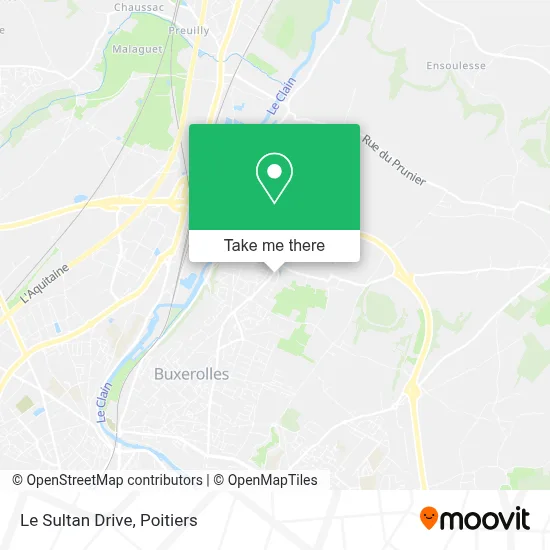Le Sultan Drive map