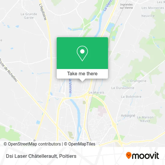 Dsi Laser Châtellerault map