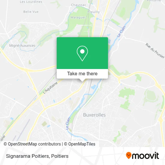 Signarama Poitiers map
