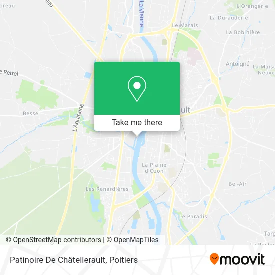 Patinoire De Châtellerault map