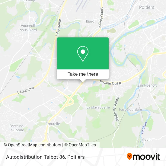 Autodistribution Talbot 86 map