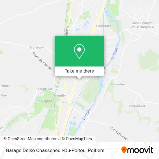 Garage Delko Chasseneuil-Du-Poitou map