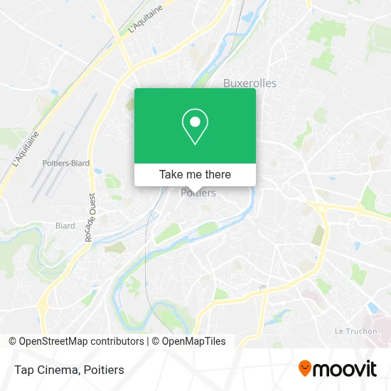 Tap Cinema map