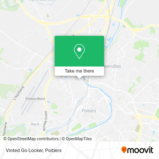 Vinted Go Locker map