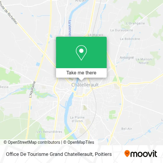 Office De Tourisme Grand Chatellerault map