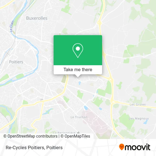 Re-Cycles Poitiers map