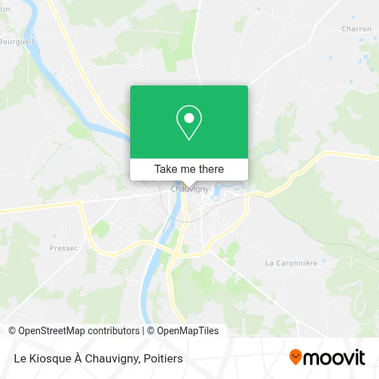 Le Kiosque À Chauvigny map
