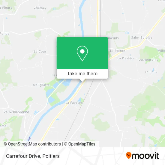 Carrefour Drive map