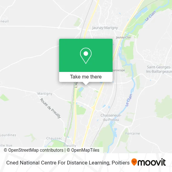 Cned National Centre For Distance Learning map