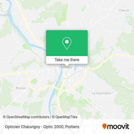 Opticien Chauvigny - Optic 2000 map