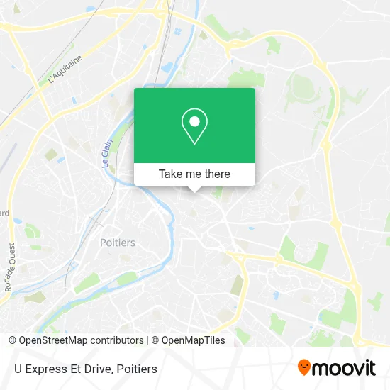 U Express Et Drive map
