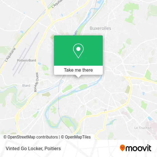 Vinted Go Locker map