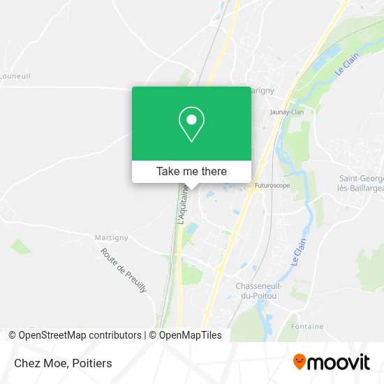 Chez Moe map