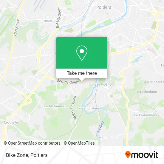 Bike Zone map