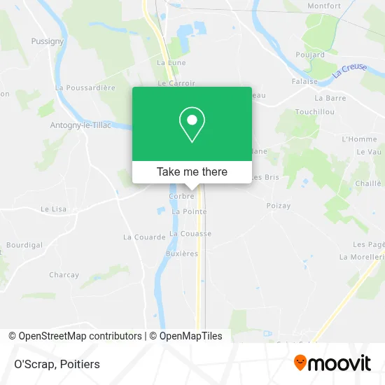 O'Scrap map
