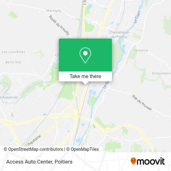 Access Auto Center map
