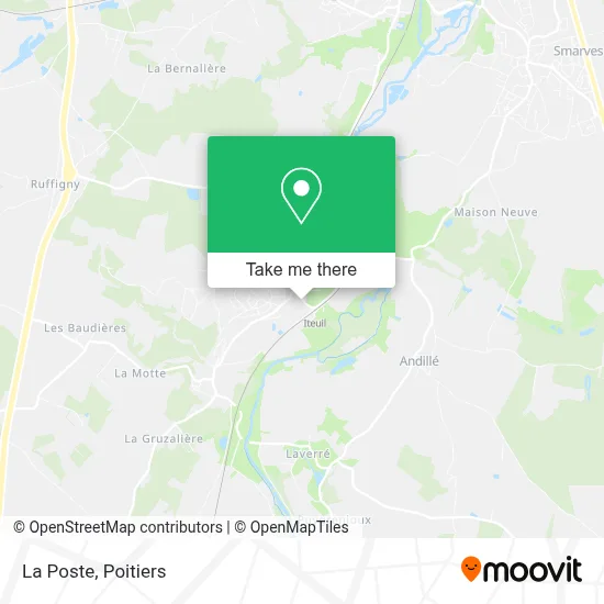 La Poste map