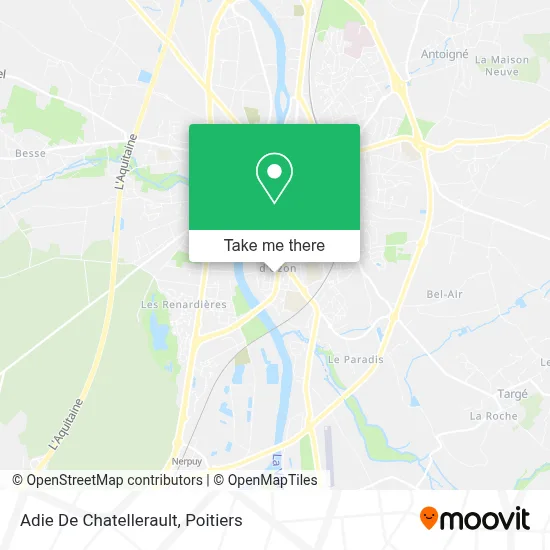 Adie De Chatellerault map