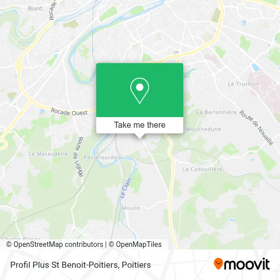 Profil Plus St Benoit-Poitiers map