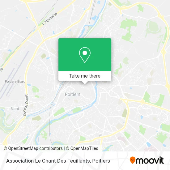 Association Le Chant Des Feuillants map