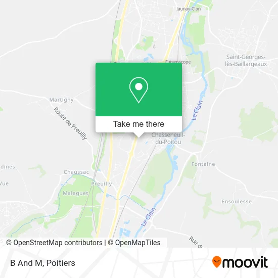 B And M map