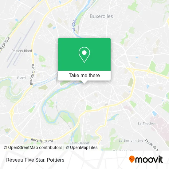 Réseau Five Star map