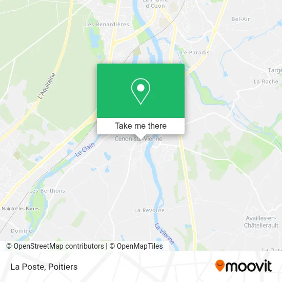 La Poste map