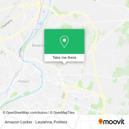 Amazon Locker - Lauranna map