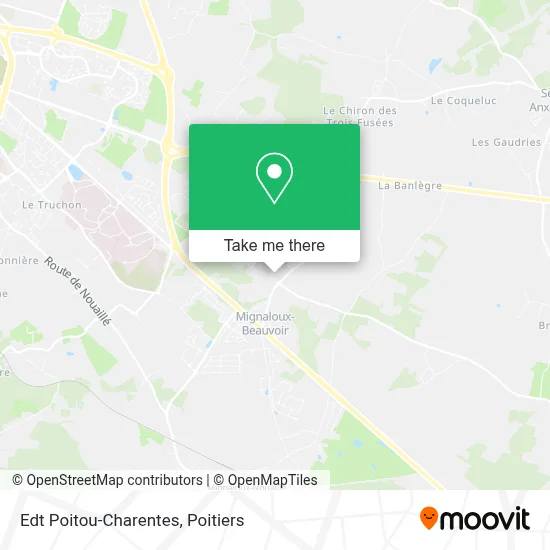 Edt Poitou-Charentes map