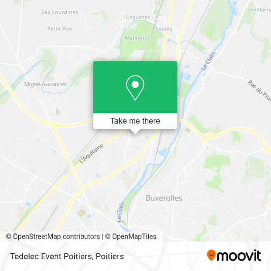 Tedelec Event Poitiers map