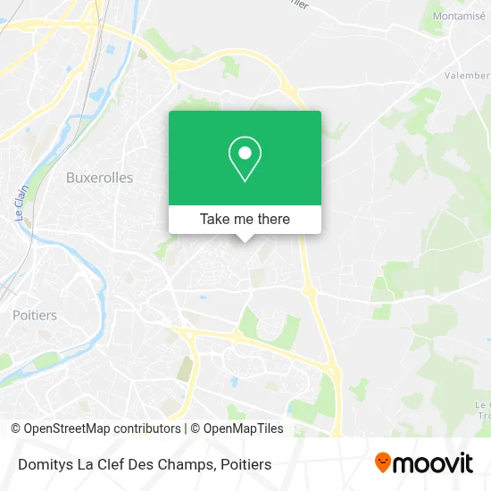 Domitys La Clef Des Champs map