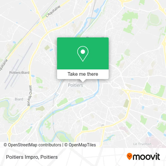 Poitiers Impro map
