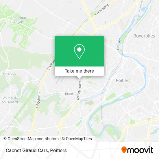 Cachet Giraud Cars map