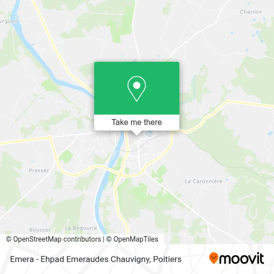 Emera - Ehpad Emeraudes Chauvigny map