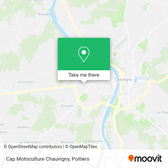 Cap Motoculture Chauvigny map