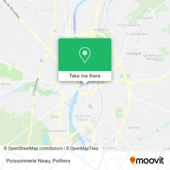 Poissonnerie Neau map