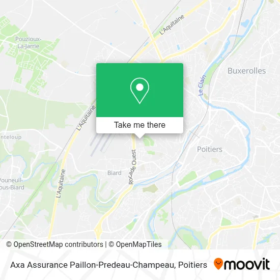 Axa Assurance Paillon-Predeau-Champeau map