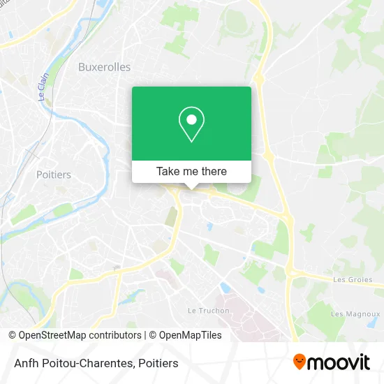 Anfh Poitou-Charentes map