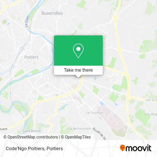 Code'Ngo Poitiers map
