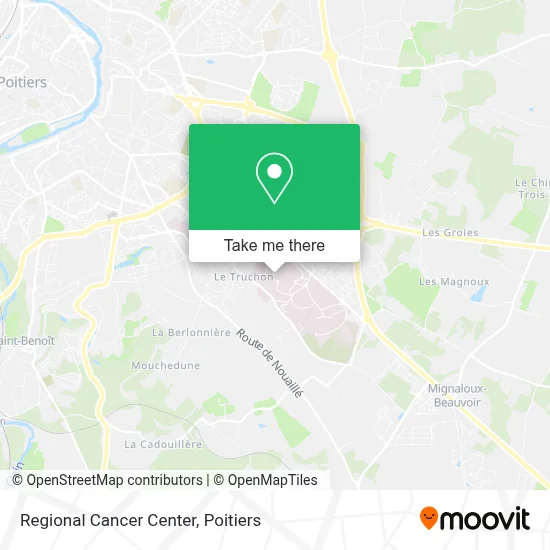 Regional Cancer Center map