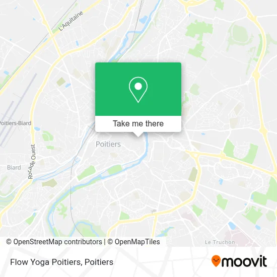 Flow Yoga Poitiers map