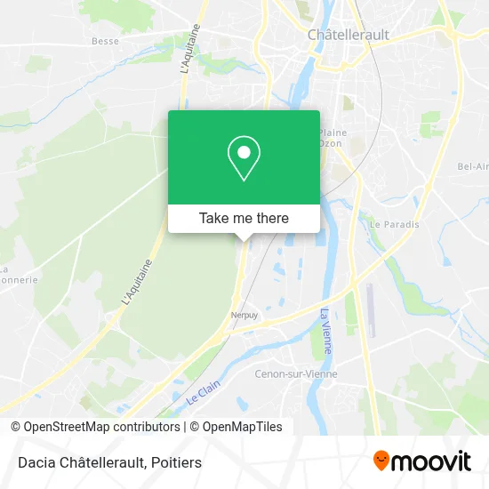 Dacia Châtellerault map